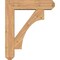 Ekena Millwork Westlake Craftsman Smooth Bracket w/ Offset Brace, Western Red Cedar, 7 1/2"W x 30"D x 36"H BKT0806X30X36WTL04SWR - alternate 3
